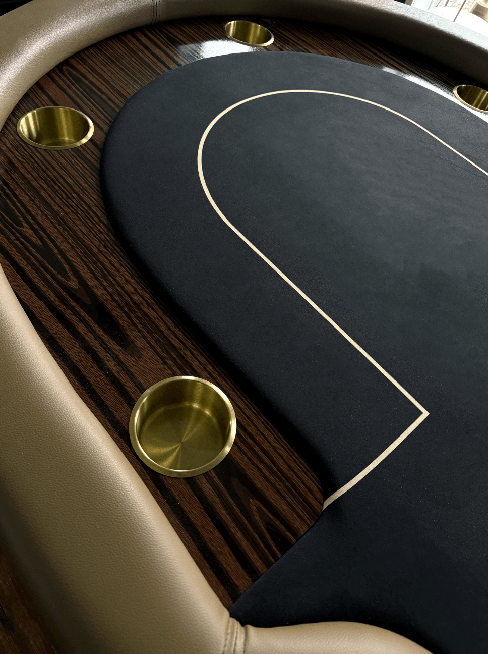 Luxe Pokertafel extra goot - Pokertafelshop.nl