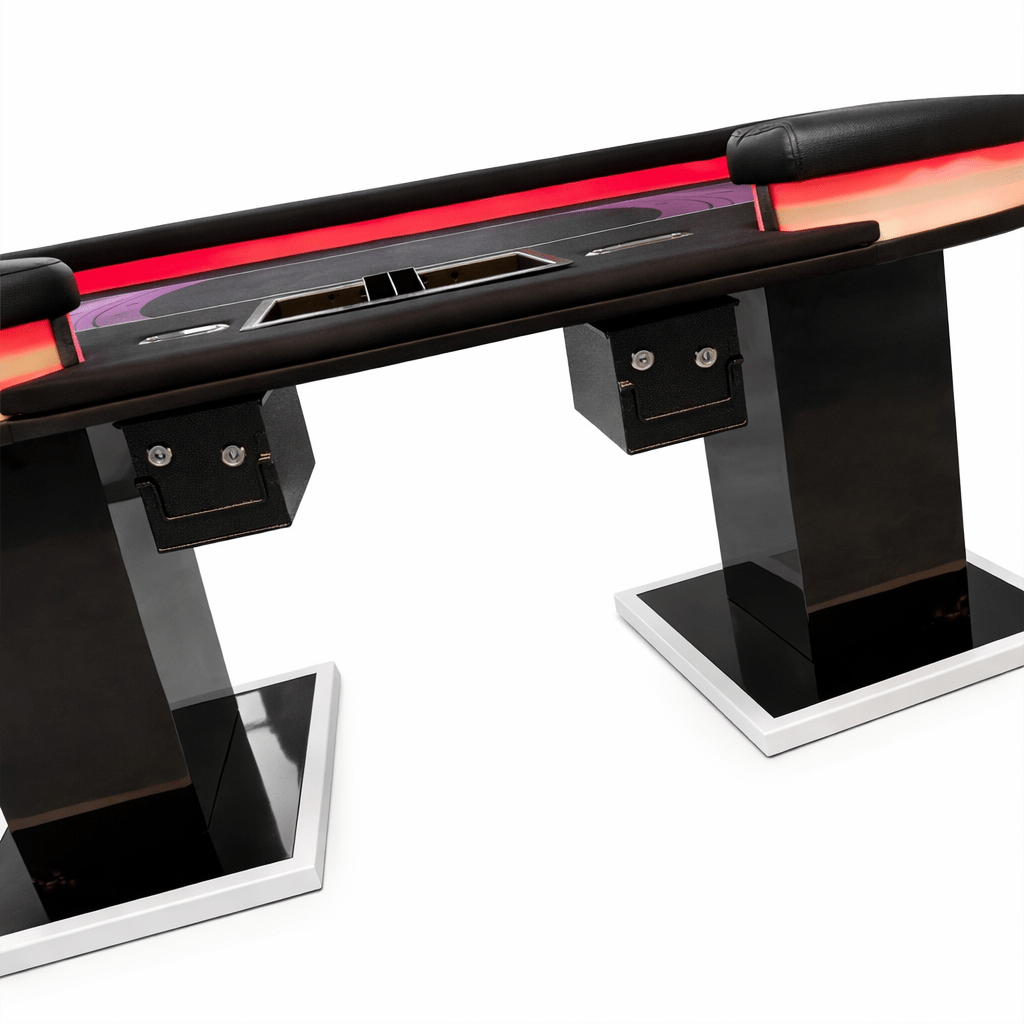 Luxe Professionele Pokertafel | Dubbele dropbox - Pokertafelshop.nl