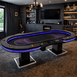 Luxe Professionele Pokertafel | Dubbele dropbox - Pokertafelshop.nl
