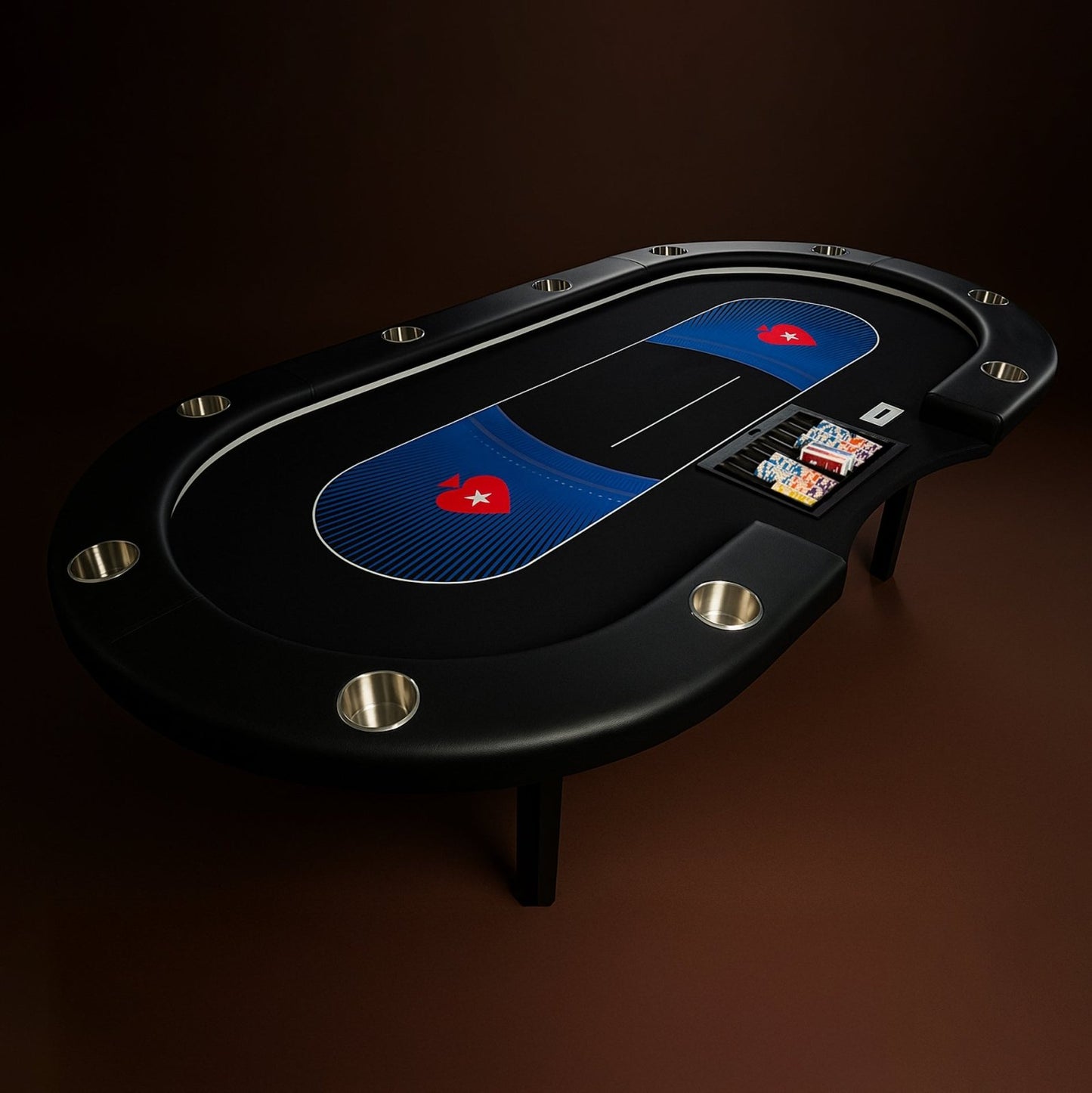 Pokertafel - inklapbaar - Pokertafelshop.nl