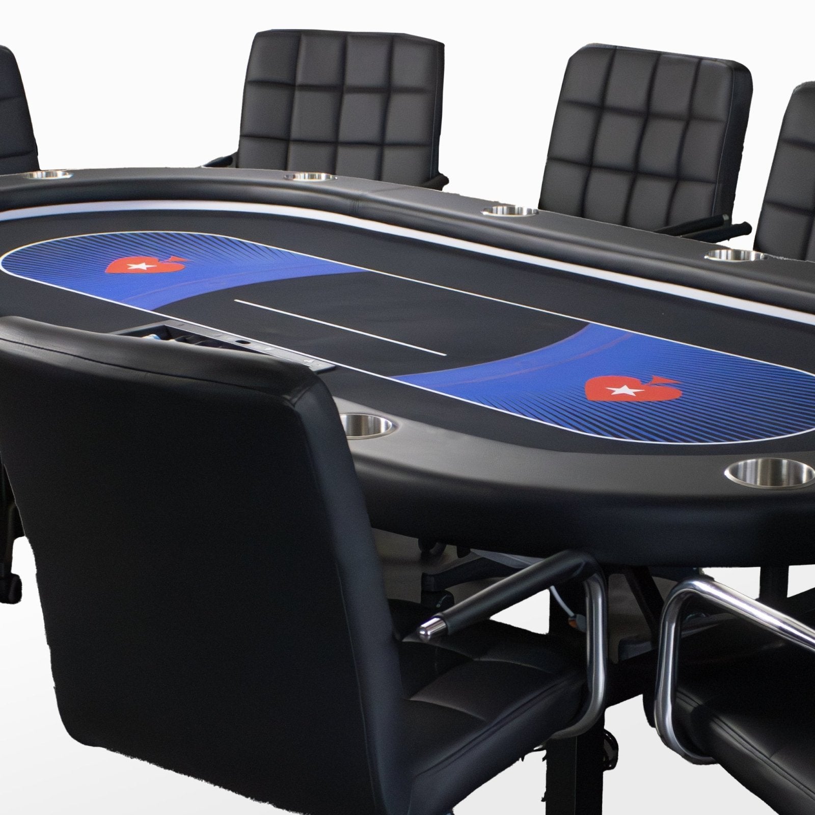 Pokertafel | led verlichting | inklapbaar - Pokertafelshop.nl
