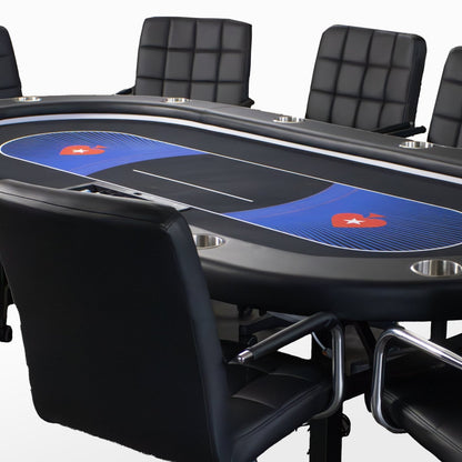 Pokertafel | led verlichting | inklapbaar - Pokertafelshop.nl
