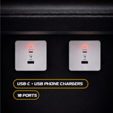 Luxe Professionele Pokertafel | Dubbele dropbox - Pokertafelshop.nl